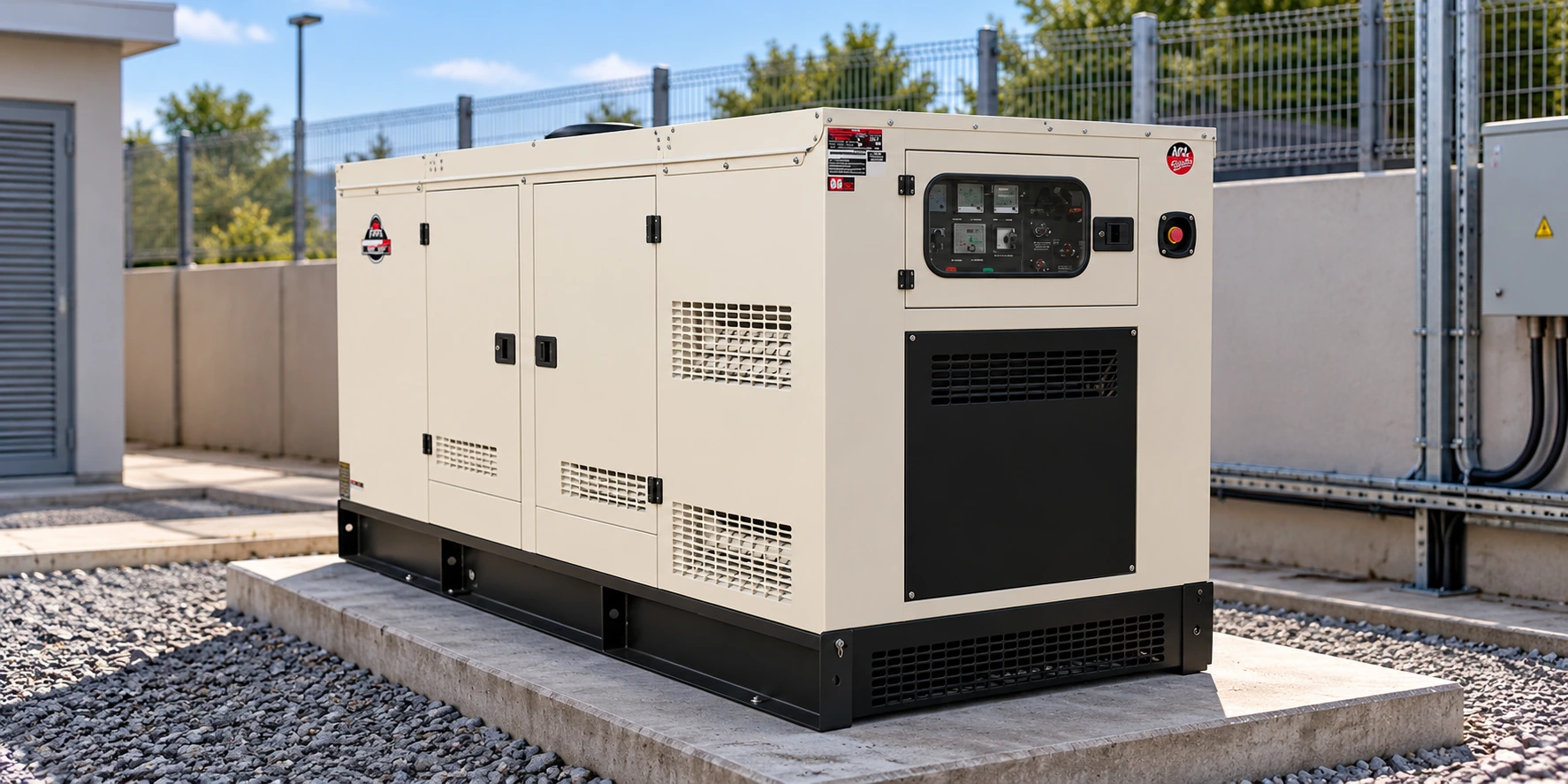 Gerador elétrico para instalação de emergência